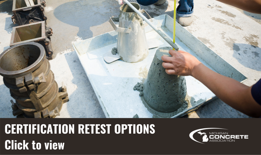 Michigan Concrete Resources for Ready Mix Producers, Pavers, Engineers